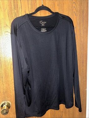 Maevn Black Long-Sleeve Performance Tee